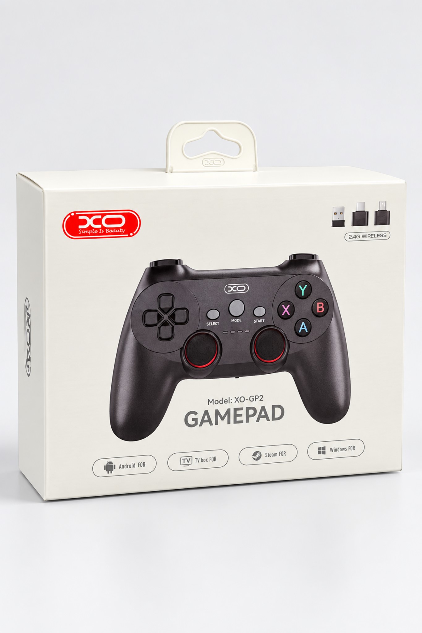 XO-GP2 2.4GHz Wireless Gaming Controller for Android, TV Box and Windows