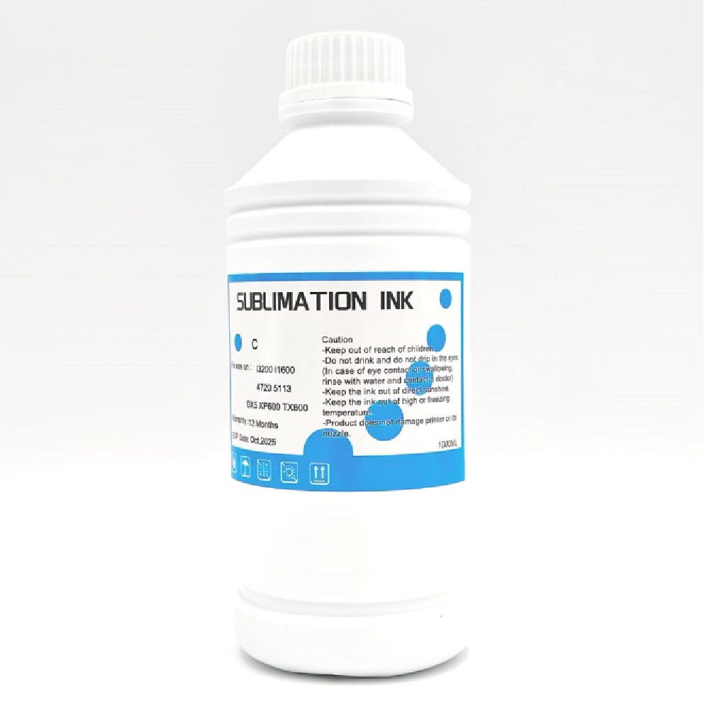 Sublimation Ink 1Litre Cyan