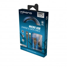 Micro Usb Charge+data Cable Volkano Vk-20092-bk